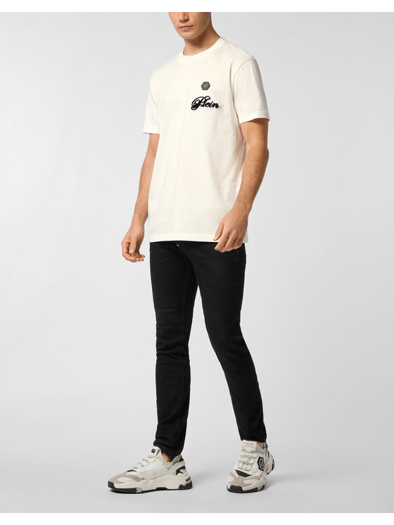 PHILIPP PLEIN PHILIPP PLEIN T-Shirt 27151 Biały Regular Fit