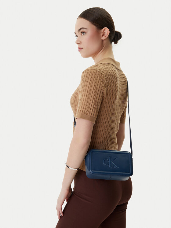 Calvin Klein Calvin Klein Torbica Bold Ck Camera Bag LV04F3220G Plava