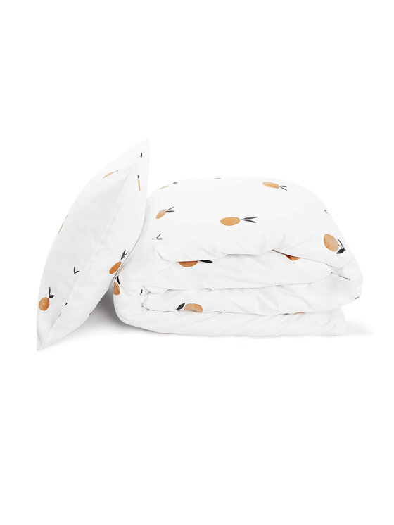 White pocket White pocket Komplet pościeli satynowa Biały