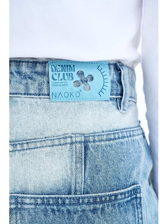 NAOKO NAOKO Jeansy Secret Shine Niebieski Regular Fit