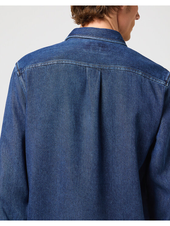 Wrangler Wrangler Camicia LS 1 PKT SHIRT Blu Regular Fit