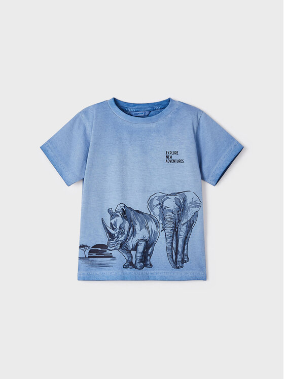 Mayoral Mayoral T-krekls 3011 Zils Regular Fit