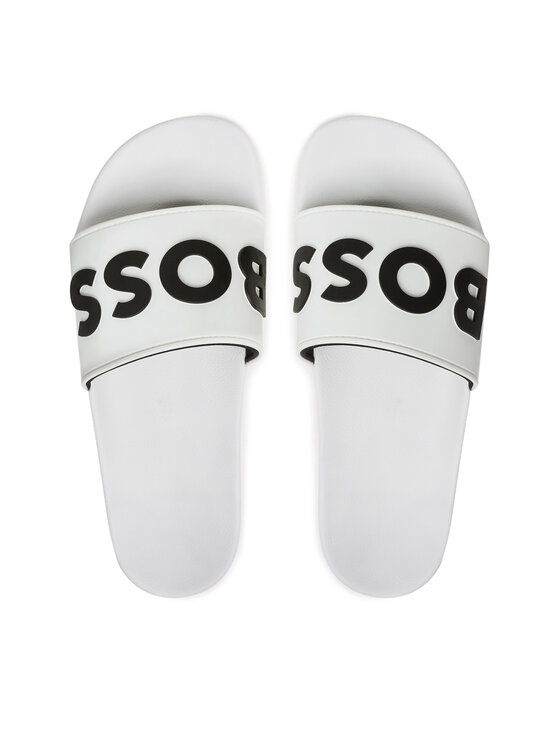 BOSS Boss Ciabatte Kirk 50488911 10248517 01 Bianco