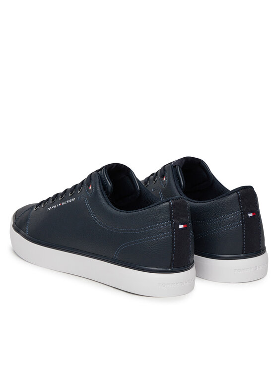 Tommy Hilfiger Tommy Hilfiger Sneakersy Hi Vulc Core Low Lth Ii Ess FM0FM05511 Granatowy
