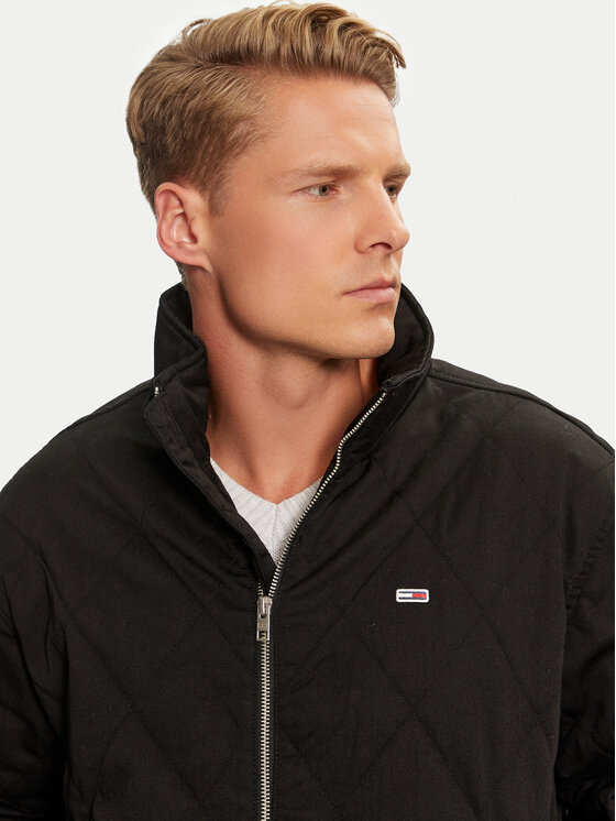 Tommy Jeans Tommy Jeans Μπουφάν μεταβατικό Essential DM0DM19633 Μαύρο Regular Fit