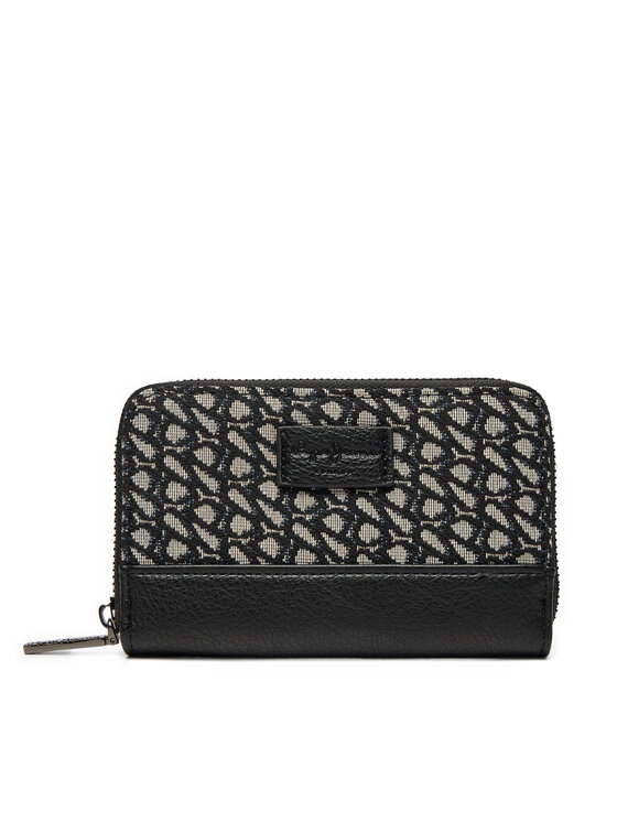Pepe Jeans Pepe Jeans Velika ženska denarnica Jacquard PL070261 Črna