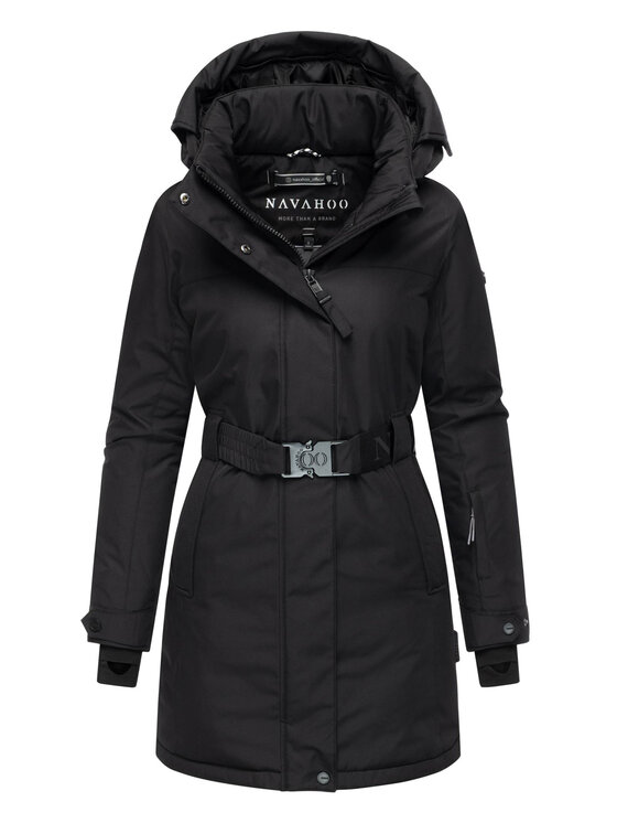 Navahoo Navahoo Kurtka zimowa Frostkuss Czarny Regular Fit