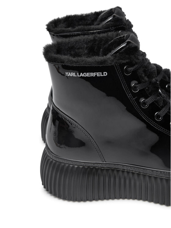 KARL LAGERFELD KARL LAGERFELD Kotníková obuv KL42334botki Černá