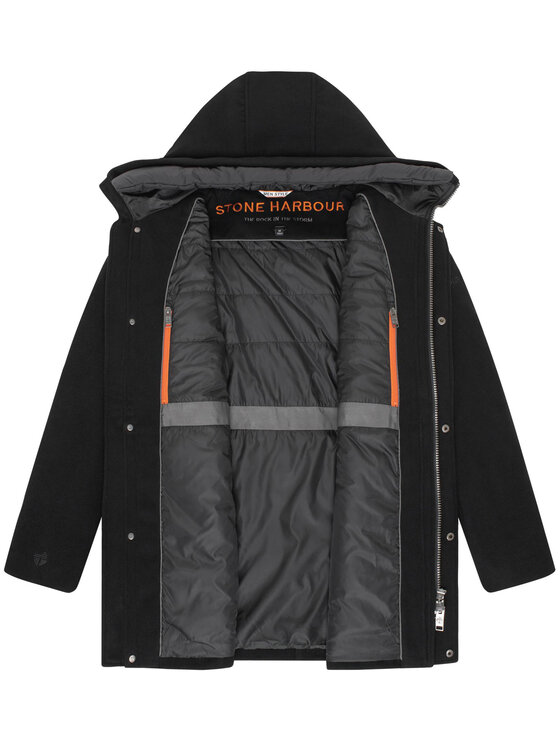 Stone Harbour Stone Harbour Kurtka zimowa Fenroos Czarny Regular Fit