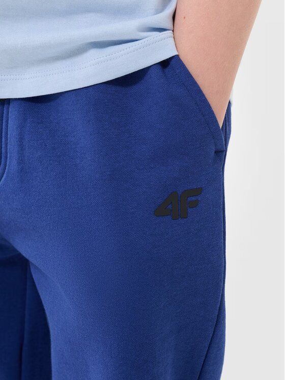 4F 4F Pantaloni da tuta 4FJWSS25TTROM1112-36S Blu Regular Fit