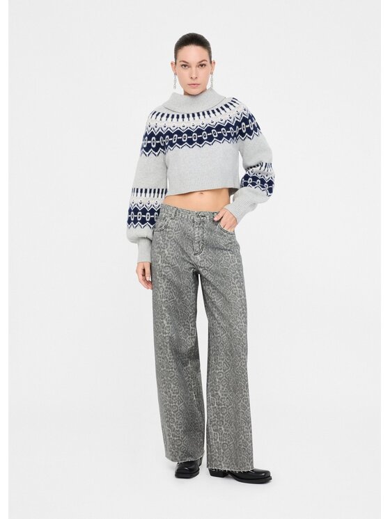 Liu Jo Liu Jo Maglione CF5130MS035C3749 Grigio Regular Fit