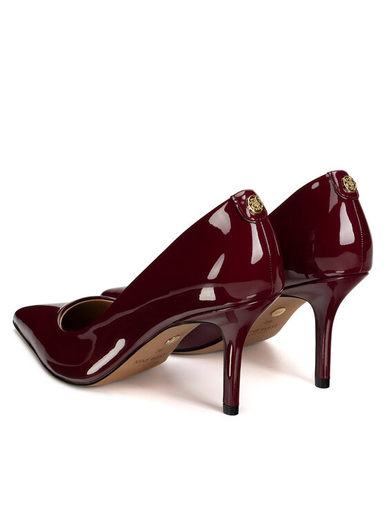 Nine West Nine West Pantofi cu toc subțire WFA3045-1A Vișiniu