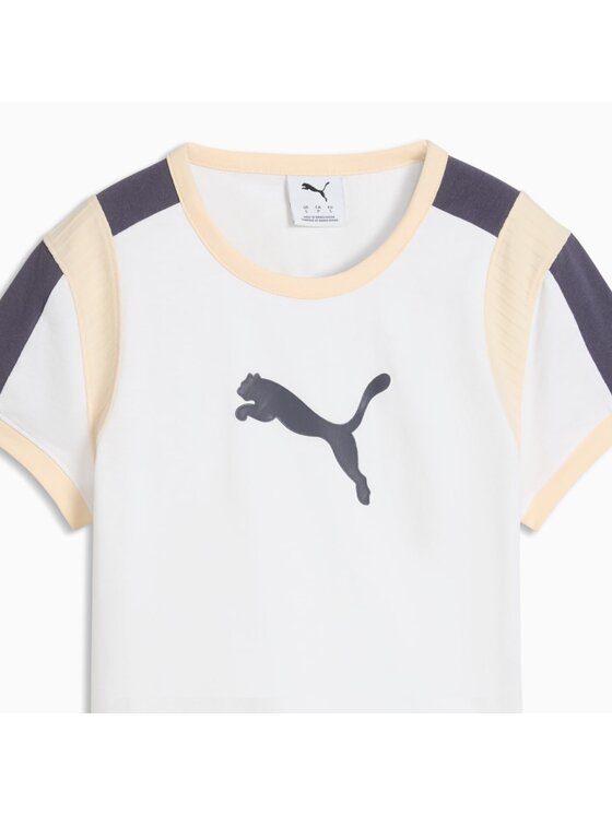 Puma Puma T-Shirt 636621 Biały Regular Fit