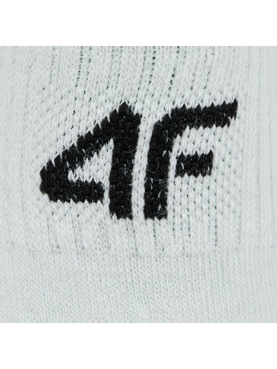 4F 4F Set od 5 pari dječjih niskih čarapa 4FJWAW23USOCM235 Bijela