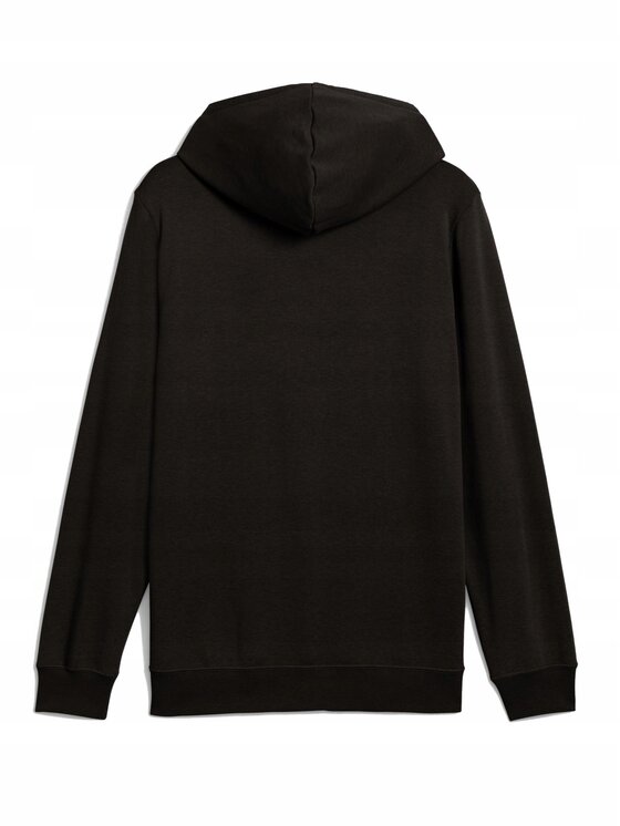 Bluza z kapturem ułożona na płasko, widok od tyłu.