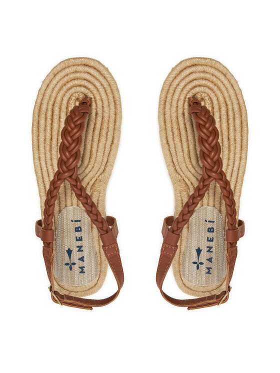 Manebi Manebi Espadrile Sandals P 8.8 Y0 Rjava