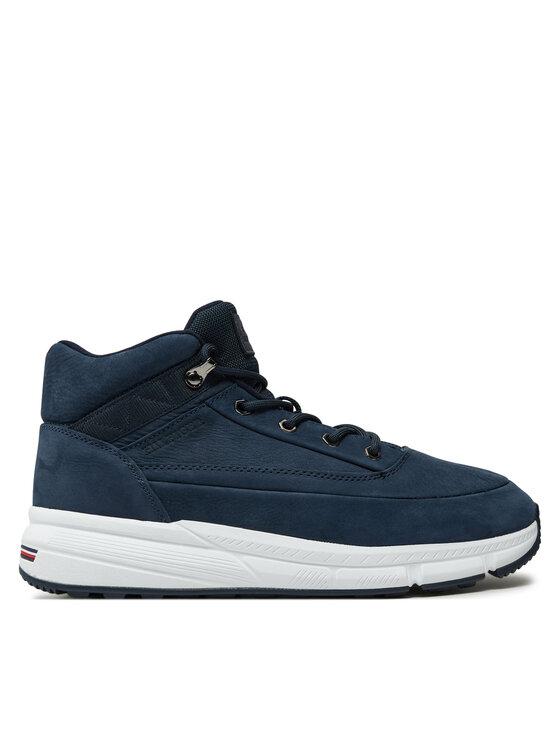 Tommy Hilfiger Snīkeri Hilfiger Warm Nubuck Hybrid B FM0FM05189 Tumši zils