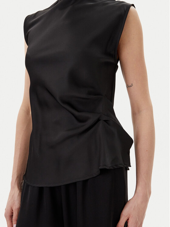 Eleh Eleh Bluse ESS250180 Schwarz Regular Fit