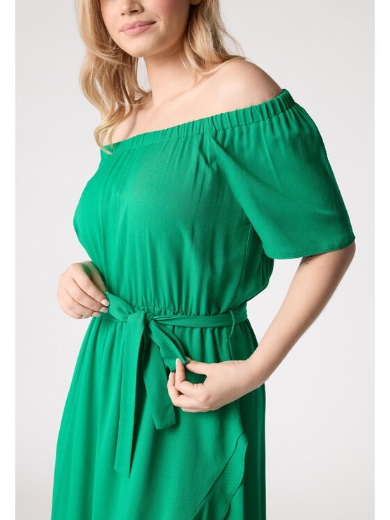 QUIOSQUE QUIOSQUE Každodenné šaty Quiosque 4UD026903 Zelená Regular Fit