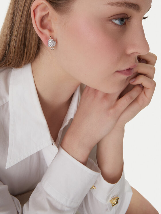 Swarovski Swarovski Auskarai Idyllia 5737298 Sidabrinė