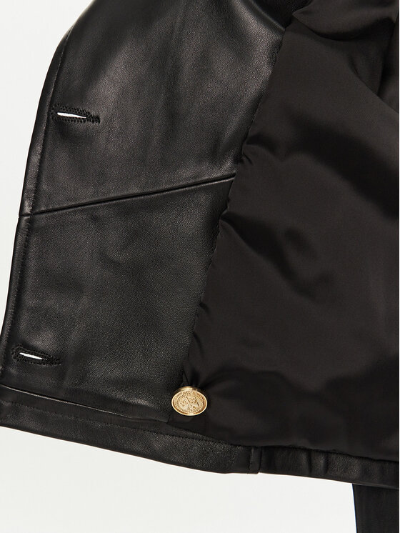 YES LONDON YES LONDON Giacca di pelle NP1992 Nero Regular Fit