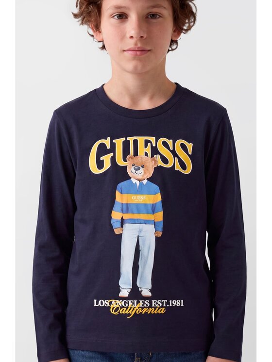 Guess Kids Guess Kids T-Shirt 184439 Niebieski Classic Fit