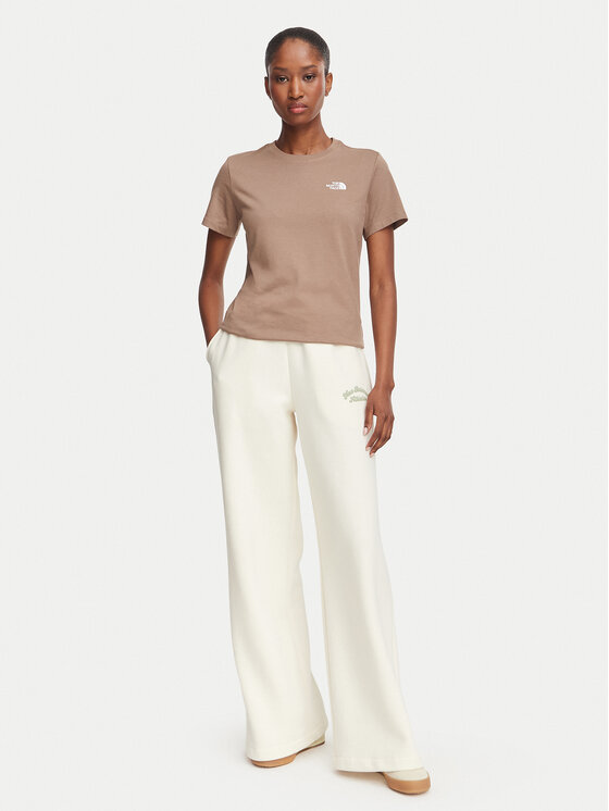 The North Face The North Face T-Shirt Evolution Simple Dome Slm NF0A8FX7 Světle hnědá Regular Fit