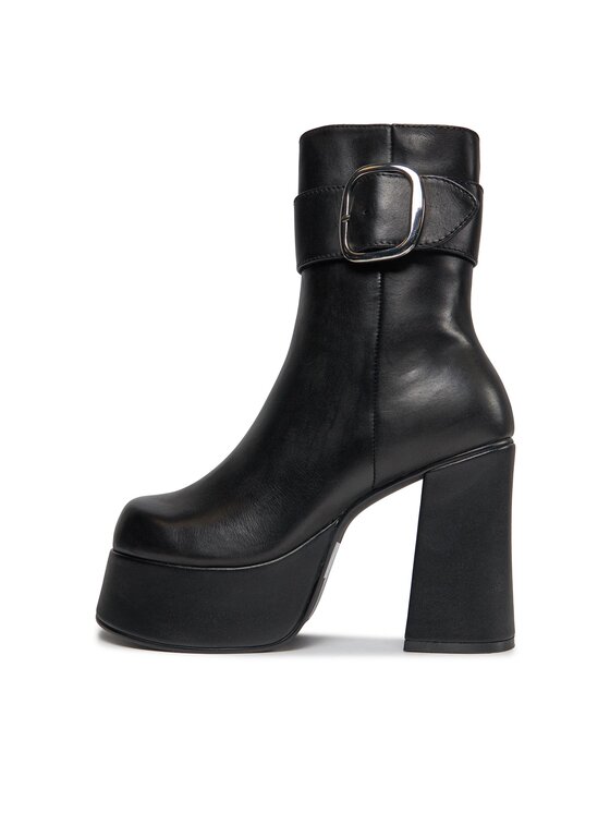 Steve Madden Steve Madden Čizme Siren Bootie SM11002628 SM11002628-017 Crna