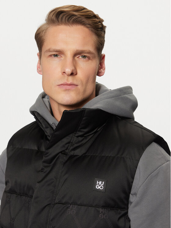 HUGO HUGO Безрукавка Baltino2411 50525366 Чорний Slim Fit