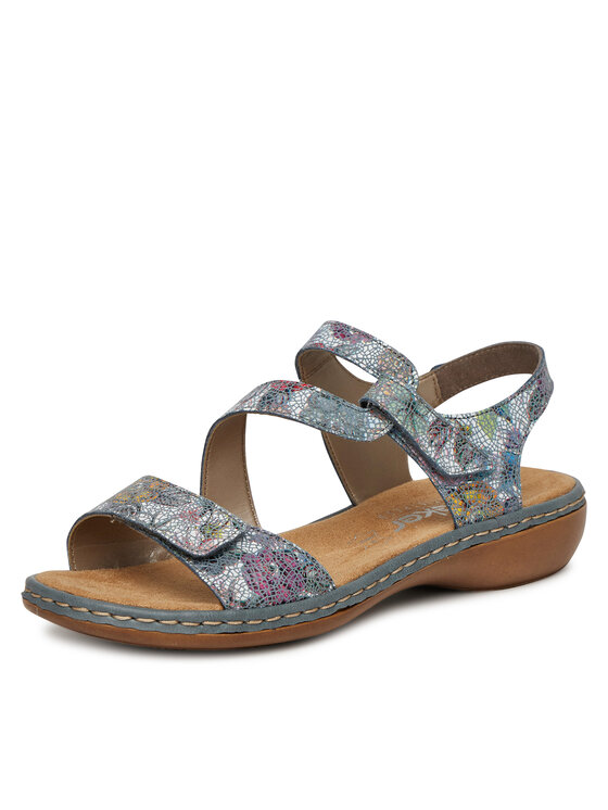 Rieker Rieker Sandalen 659C7-90 Grau