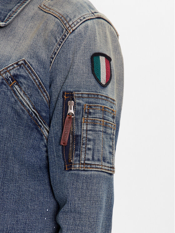 Aeronautica Militare Aeronautica Militare Traper jakna 231AC007CT3075 Tamnoplava Regular Fit