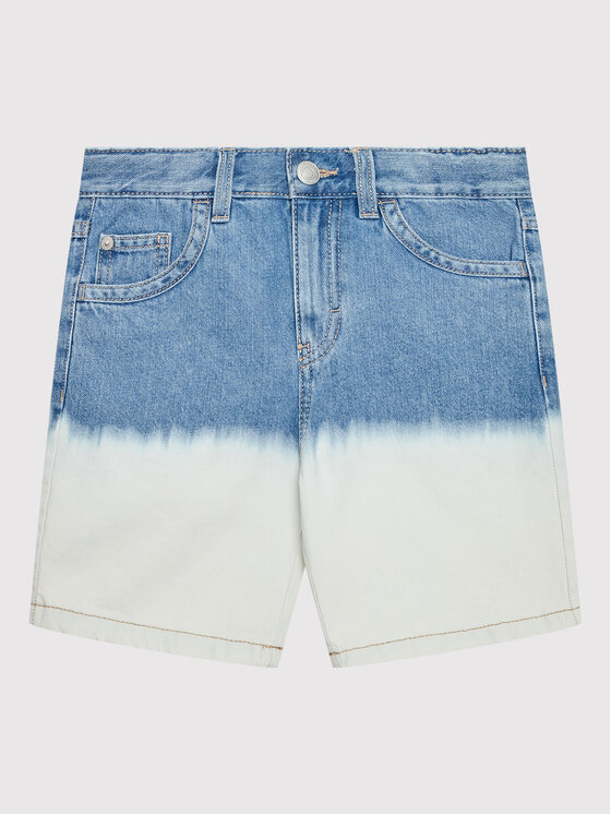 United Colors Of Benetton United Colors Of Benetton Jeans kratke hlače 4DW2C900J Modra Regular Fit