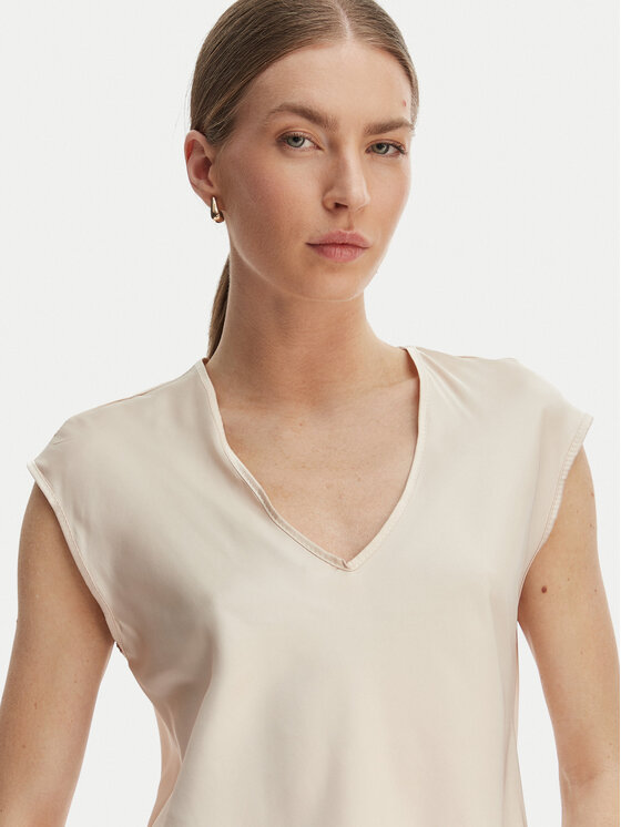 Rinascimento Rinascimento Блуза CFC0127631003 Бежов Regular Fit