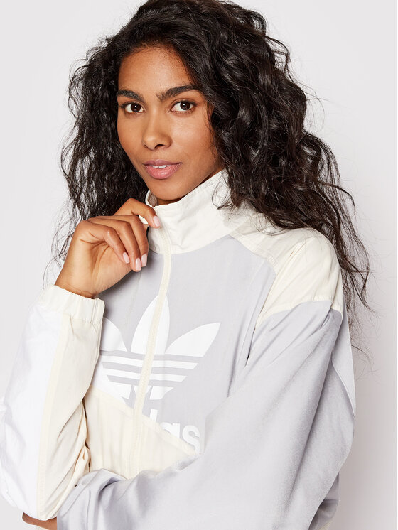 adidas adidas Преходно яке adicolor Split Trefoil HC7054 Цветен Relaxed Fit