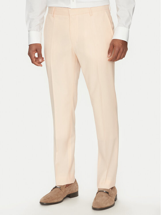 BOSS BOSS Garnitur H-Huge 50540759 Pomarańczowy Slim Fit