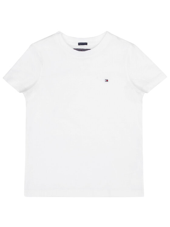 Tommy Hilfiger Tommy Hilfiger T-Shirt KB0KB04140 S Bílá Regular Fit