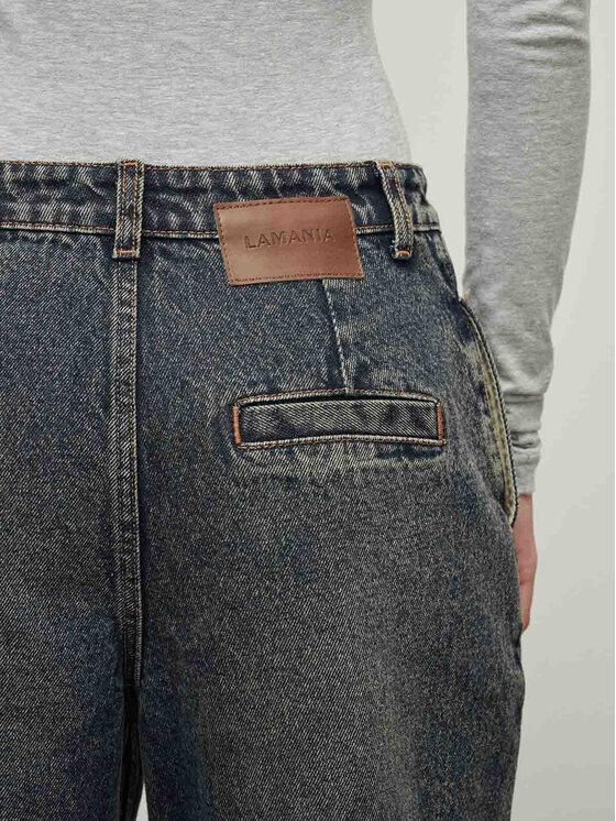 La Mania La Mania Jeansy EDGY Szary Classic Fit