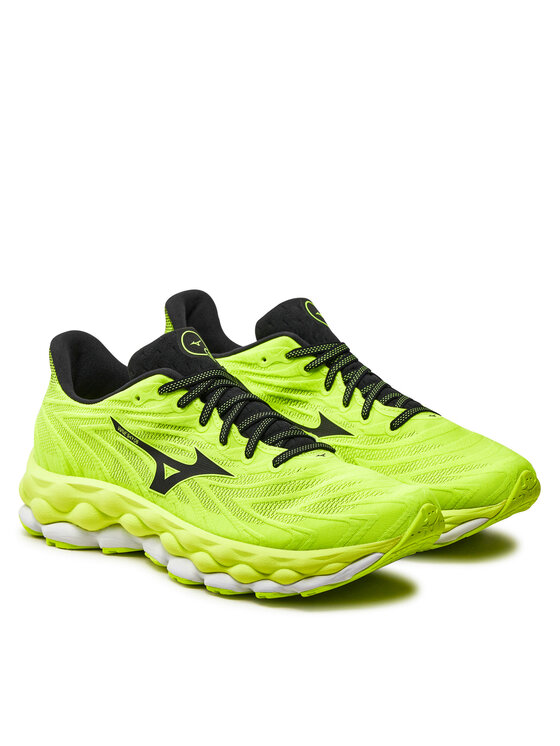 Mizuno Mizuno Skriešanas apavi Wave Sky 8 J1GC2402 Zaļš