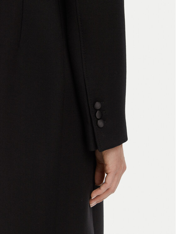 Dolce&Gabbana Dolce&Gabbana Wollmantel F0W1WT FU2TS Schwarz Regular Fit