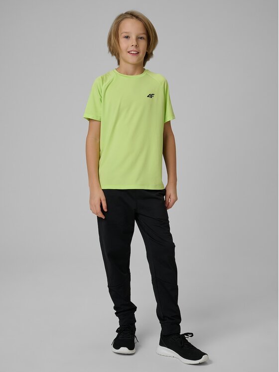 4F 4F Spodnie dresowe 4FJRSS26TFTRM1460-20S Czarny Regular Fit