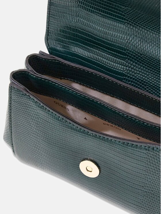 Guess Guess Дамска чанта Melinda Mini HWKL99 33780 Зелен