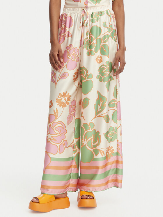 Maaji Pantaloni din material Ophelia PT1836CPA005 Colorat Relaxed Fit