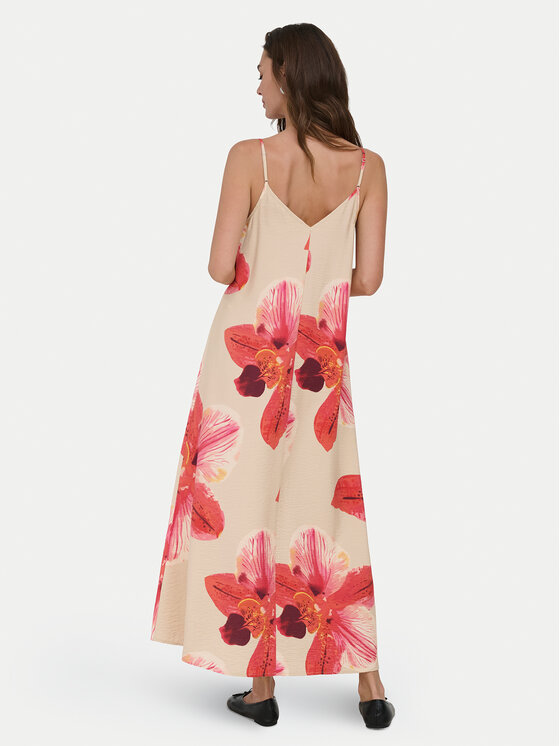 ONLY ONLY Rochie de vară Resi 15372628 Bej deschis Regular Fit