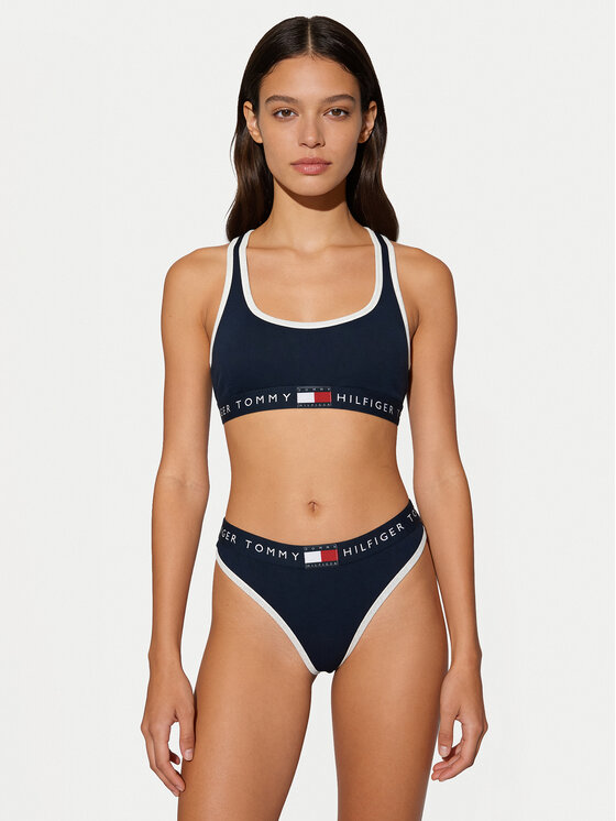 Tommy Hilfiger Tommy Hilfiger Σουτιέν τοπ UW0UW06270 Σκούρο μπλε