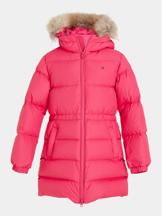 Tommy Hilfiger Tommy Hilfiger Μπουφάν πουπουλένιο KG0KG07805 Ροζ Regular Fit