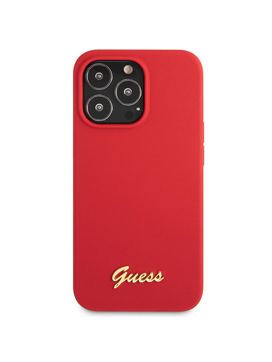 Guess Guess Etui na telefon iPhone 13 Pro Max Czerwony