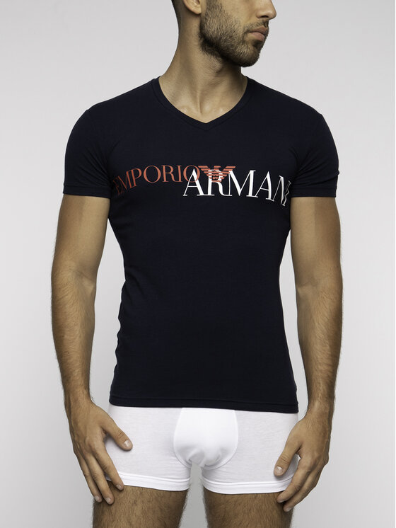 Emporio Armani Underwear Emporio Armani Underwear Тишърт 110810 9P516 00135 Тъмносин Slim Fit