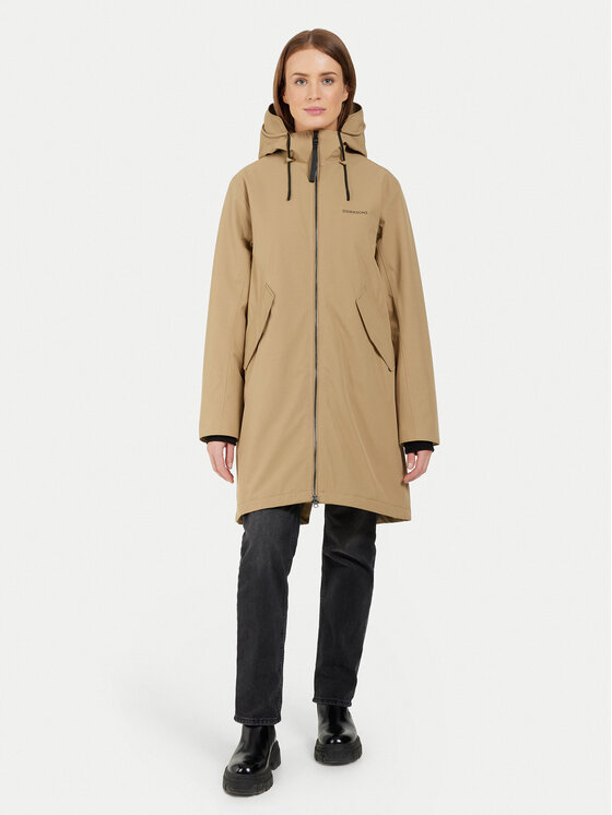 Didriksons Didriksons Hanorac Fia 505372 Bej Relaxed Fit