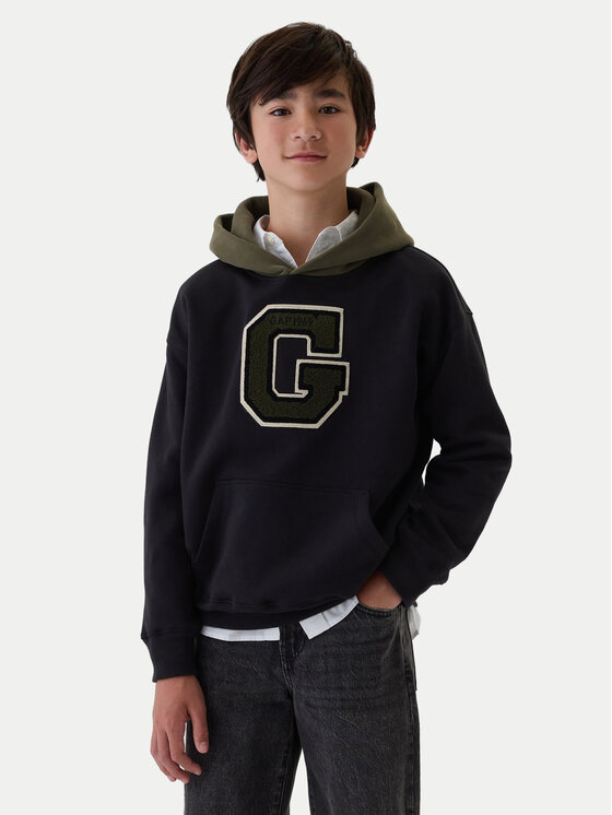Gap Gap Μπλούζα 517824-02 Μαύρο Regular Fit