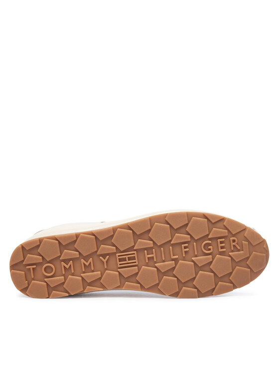 Tommy Hilfiger Tommy Hilfiger Αθλητικά Bella Sneaker Leather FW0FW09495 Κρεμ